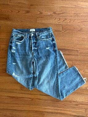Pistola Charlie High Rise Straight Jeans in Antidote color